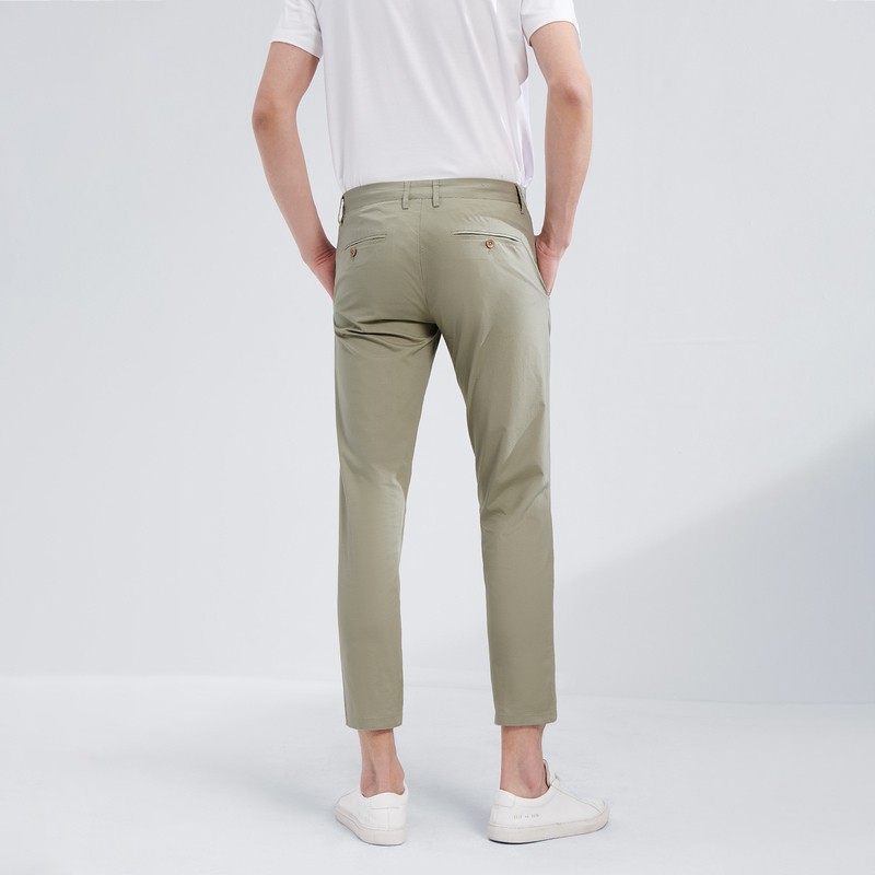 Quần Chinos Nam HLA Pure Color Micro-elastic Casual Pants