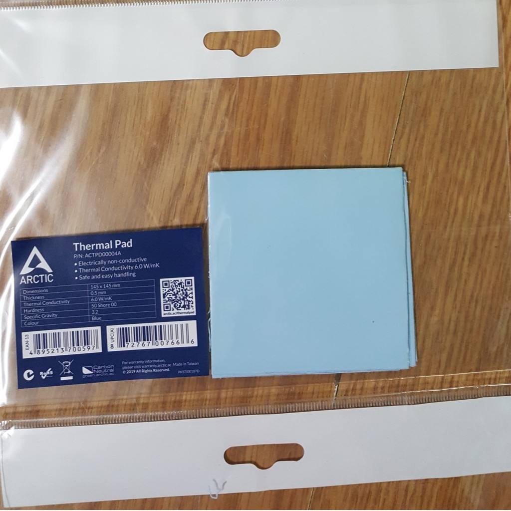 Miếng dán tản nhiệt Arctic Thermal Pad 72.5mm x 72.5mm