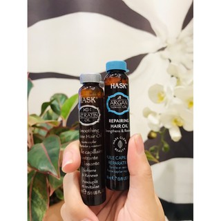 Tinh dầu dưỡng tóc hask oil 18ml - đủ bill