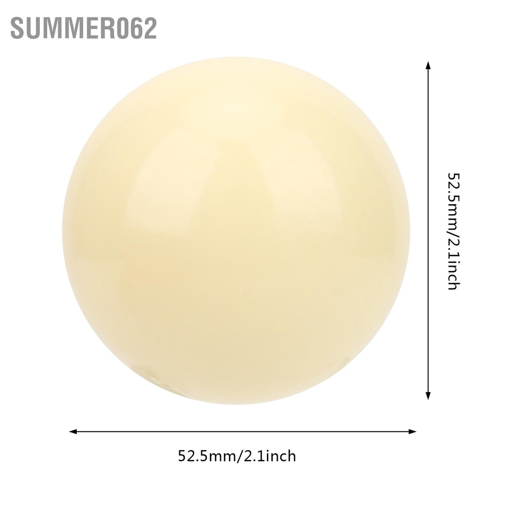 [Hàng Sẵn] 22Pcs 52.2mm/2.1 inch Snowk bi-a có màu sơn vôi nhựa thông【Summer062】