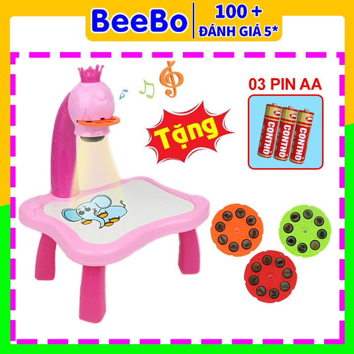 Bàn vẽ thông minh cho bé tập tô vẽ sáng tạo, bàn vẽ có đèn chiếu thông minh kèm nhạc giúp bé phát triển trí não