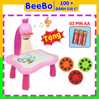Bàn vẽ thông minh cho bé tập tô vẽ sáng tạo, bàn vẽ có đèn chiếu thông minh kèm nhạc giúp bé phát triển trí não