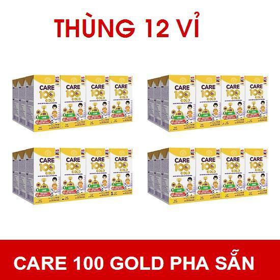  Sữa Care 100 Gold 110ml Pha Sẵn ( Thùng 12 vỉ 48 hộp )