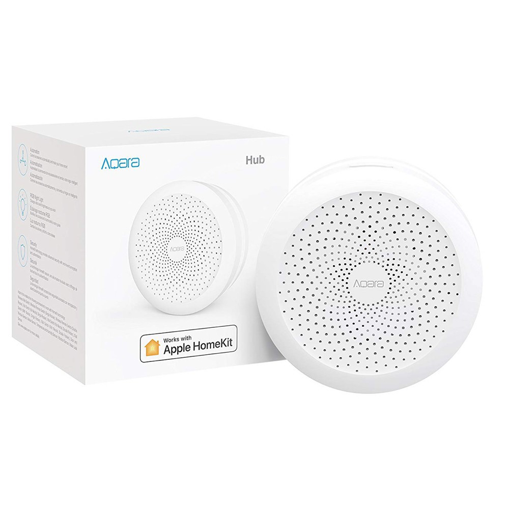 Aqara Hub M1S phiên bản Quốc Tế HM1S-G01 - Điều Khiển Trung Tâm Zigbee 3.0, Có Loa Báo Động, Tương Thích Apple HomeKit