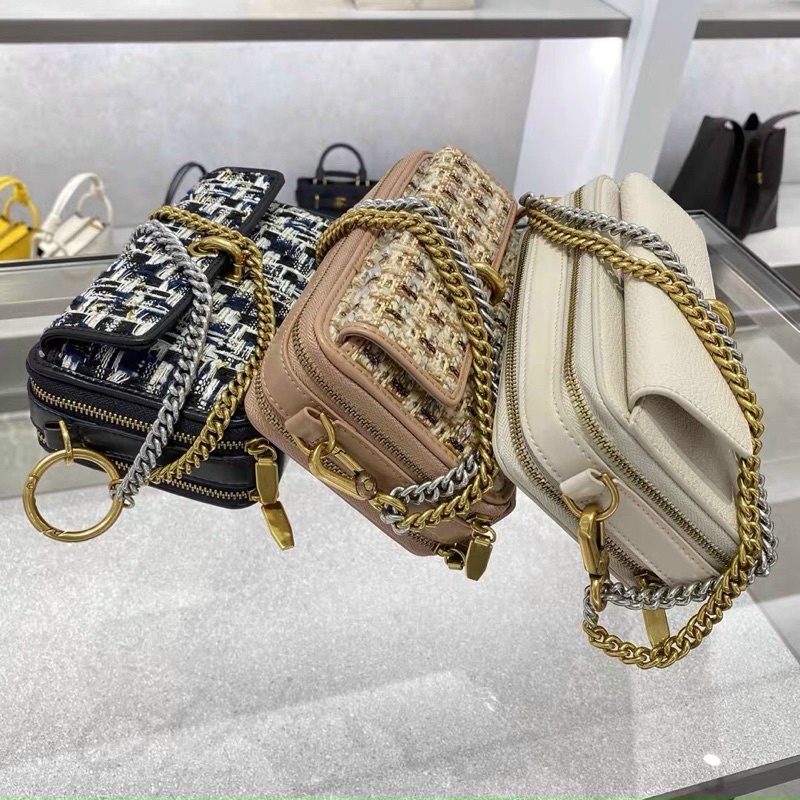 [MA 80840325]Túi Cnk bản au tuon 2 dây kèm túi vải mã Qr - Ảnh thật HANA BAG