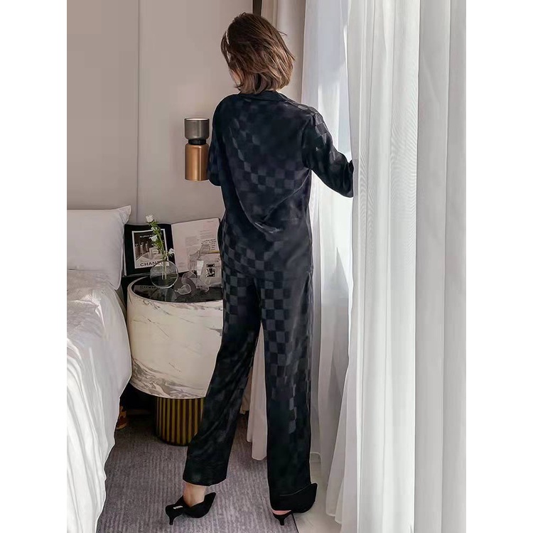 Pyjama Đồ Ngủ Lụa Tay dài ✮ Đồ Bộ Mặc Nhà Xinh ✮ IVY637