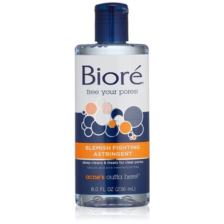 Nước rửa mặt ngừa mụn cho da dầu Biore Bioré Blemish Treating Astringent 236ml (Mỹ)