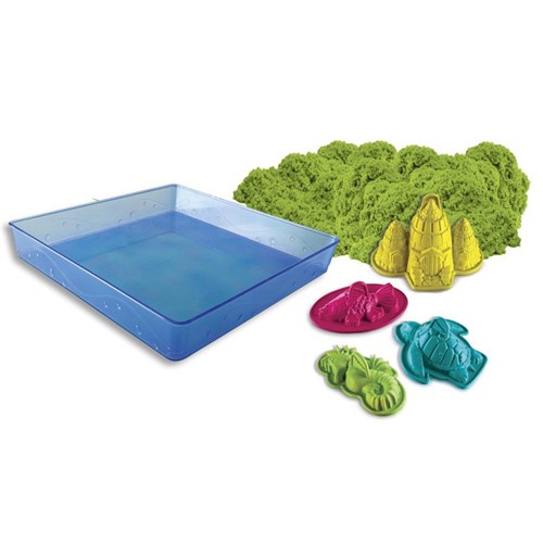 Cát Động Lực Kinetic Sand chính hãng từ RANGS Nhật Bản | Playset Màu Xanh Lá