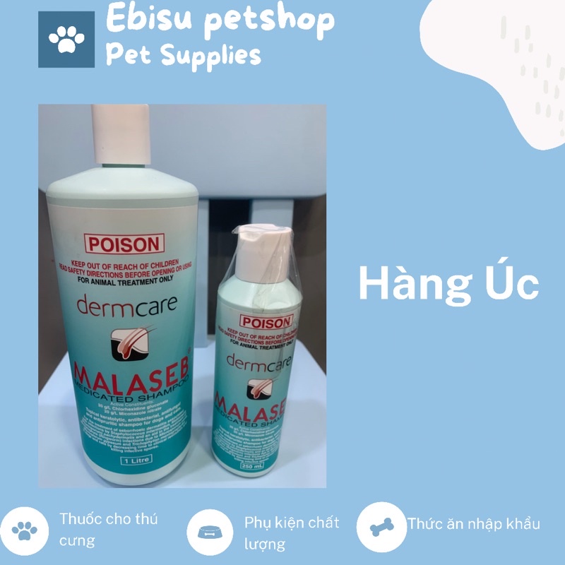 MALASEB sữa tắm đặc trị viêm da cho chó mèo