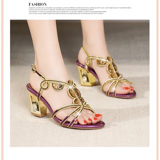 (ORDER) Guốc đính đá thời trang 254