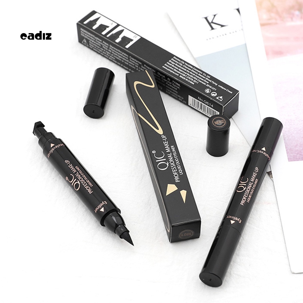 Bút Kẻ Mắt Nước QIC Có Đầu Đóng Dấu Kháng Nước Nhanh Khô Lâu Trôi QIC