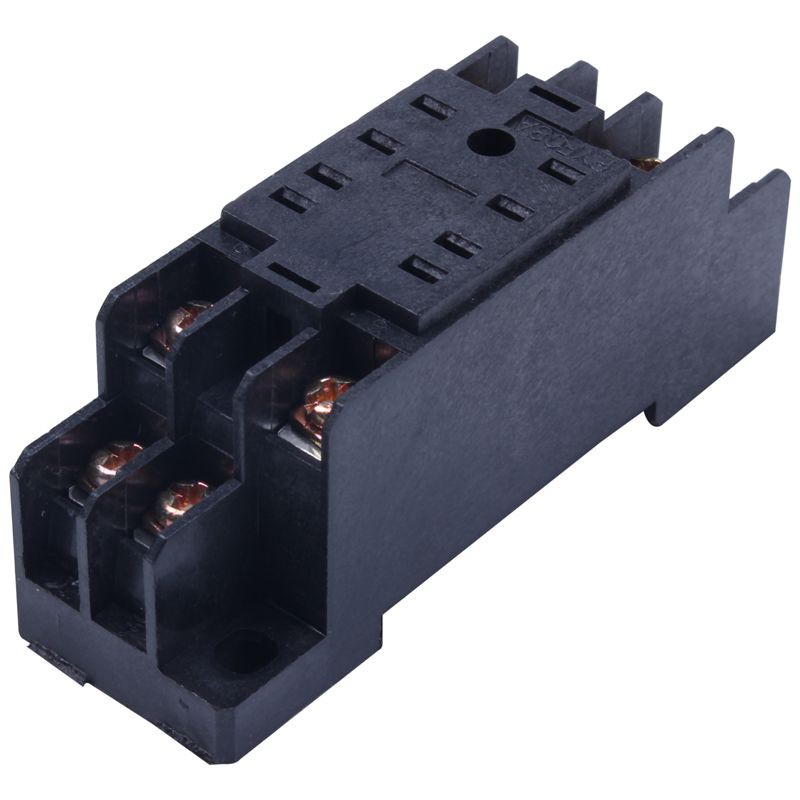 220/240V AC Coil DPDT Power Relay MY2NJ 8 Pin w Socket Base