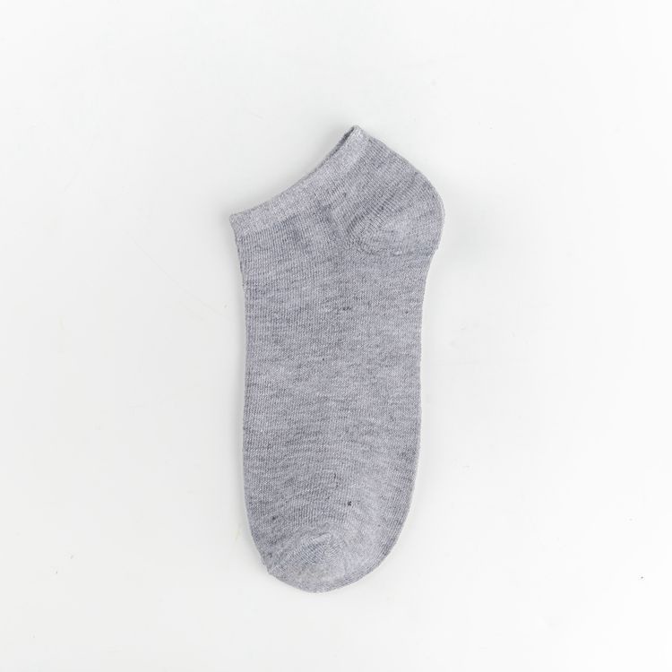 Đôi tất cotton FHYL ngắn màu trơn thời trang cho nam nữ