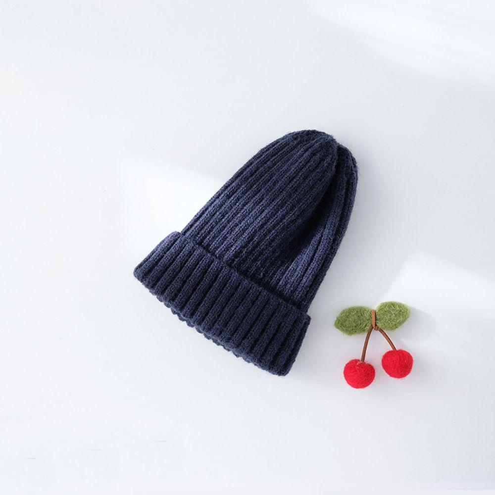 Mũ Dệt Kim Màu Sắc Trơn Giữ Ấm Mùa Thu Đông Dành Cho Trẻ Em