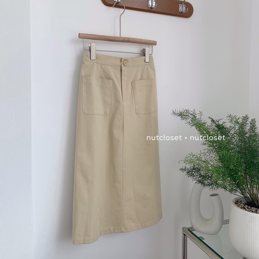 Chân váy dáng dài 2 túi _ CV0036 | BigBuy360 - bigbuy360.vn