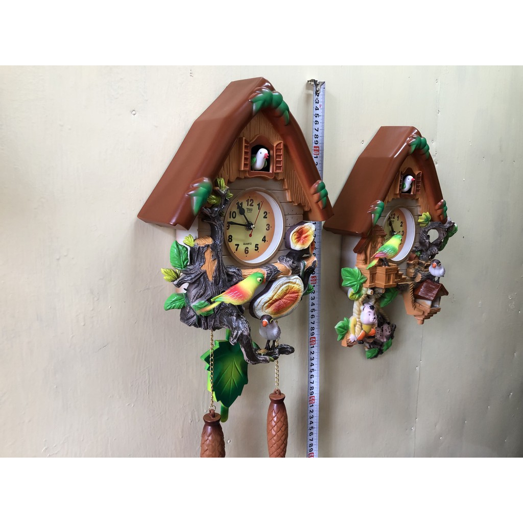 Đồng hồ Cuckoo vỗ tay chim hót líu lo