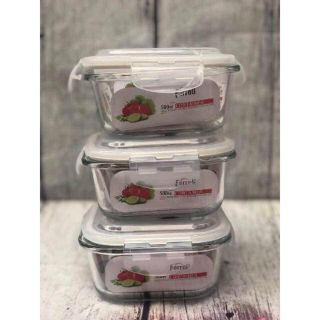 Bộ 3 hộp thuỷ tinh quà tặng của Ferroli
