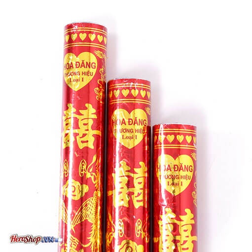 Pháo giấy kim tuyến dài 60CM   dùng cho dịp tết , khai trương , lễ hội , cưới hỏi .