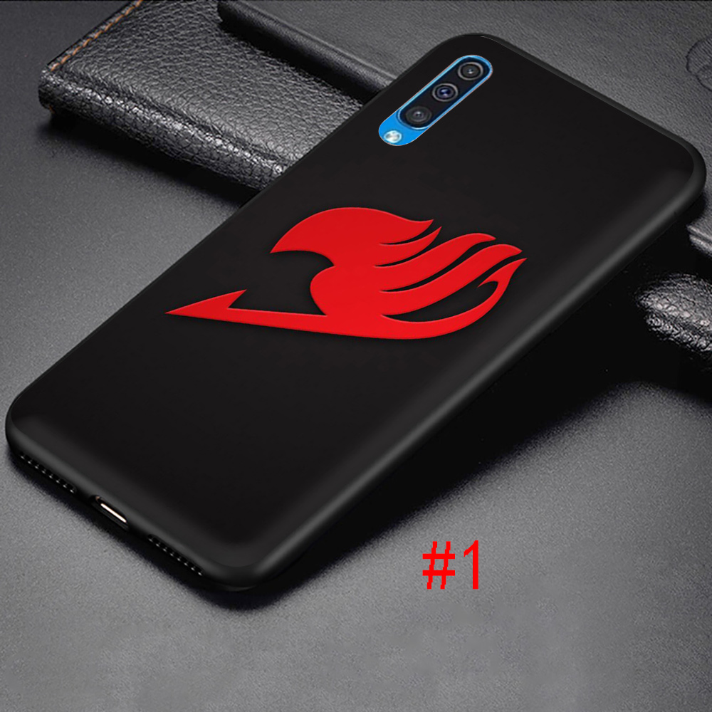 Ốp Lưng Silicon In Logo Fairy Tail Cho Samsung A6 A7 A8 Plus A9 2018 A3 2016 A5 2017