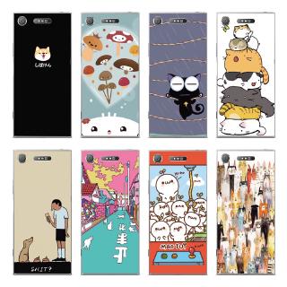 Ốp điện thoại bằng TPU mềm in hình hoạt hình dễ thương cho Sony Xperia XZ/XZS/ XZ1/XZ2 compact /XZ Premium