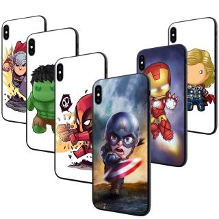Ốp Điện Thoại Họa Tiết Avengers Cho iPhone 5 5s SE 6 6s 7 8 Plus X Xs Max XR