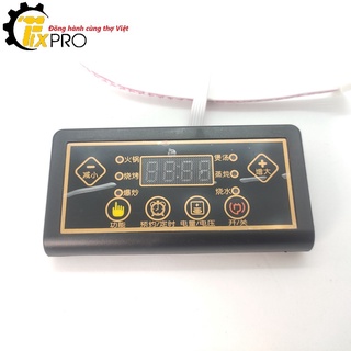 Bo mạch bếp từ phím bấm chất lượng tốt.