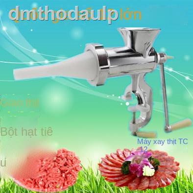 ☎Vận chuyển số lượng lớn 10 12 gia dụng máy xay thịt bằng tay giò chả băm đa năng