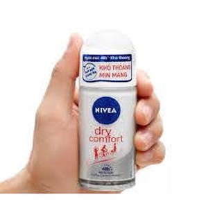 Lăn khử mùi Nivea Dry Comfort khô thoáng nữ 50ml