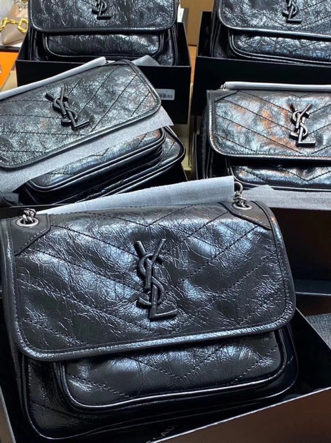 Túi NIKI BABY IN PELLE VINTAGE GOFRATA siêu cấp