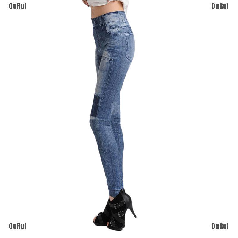 Quần Jean Dài Dáng Ôm Quyến Rũ Cho Nữ