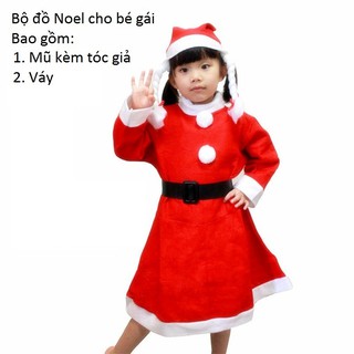 Bộ đồ Noel cho bé gái