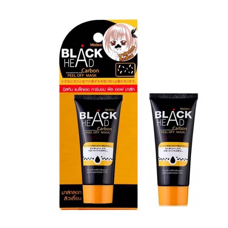 Tuýp Lột Mụn Đầu Đen Mistine Black Head Thái Lan 10g