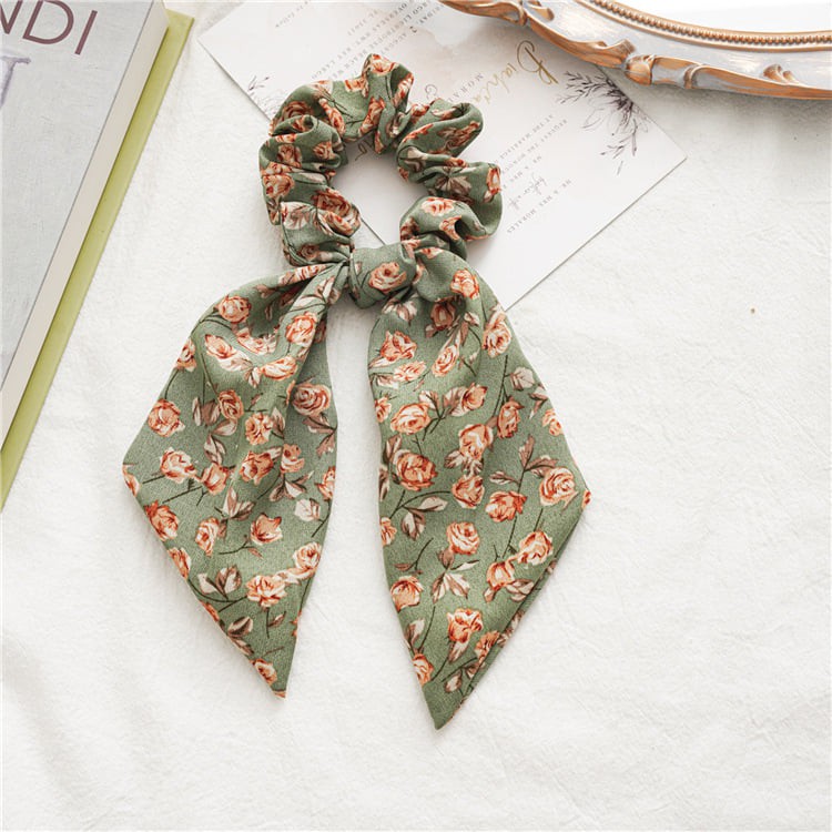 Crunchies cột tóc hoa nhí vintage cực xinh