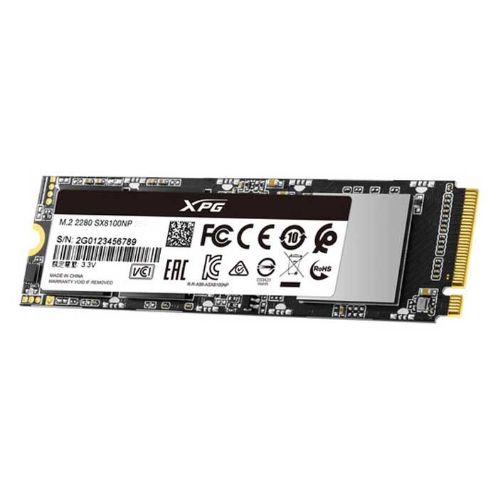 Ổ cứng SSD 2TB Adata SX8100 M.2 NVMe PCIe Gen3x4 (ASX8100NP-2TT-C) Full Box | BigBuy360 - bigbuy360.vn