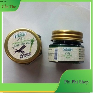 Dầu đuổi muỗi, hõ trợ giảm muỗi đốt an toàn cho bé Green Herb Thái Lan