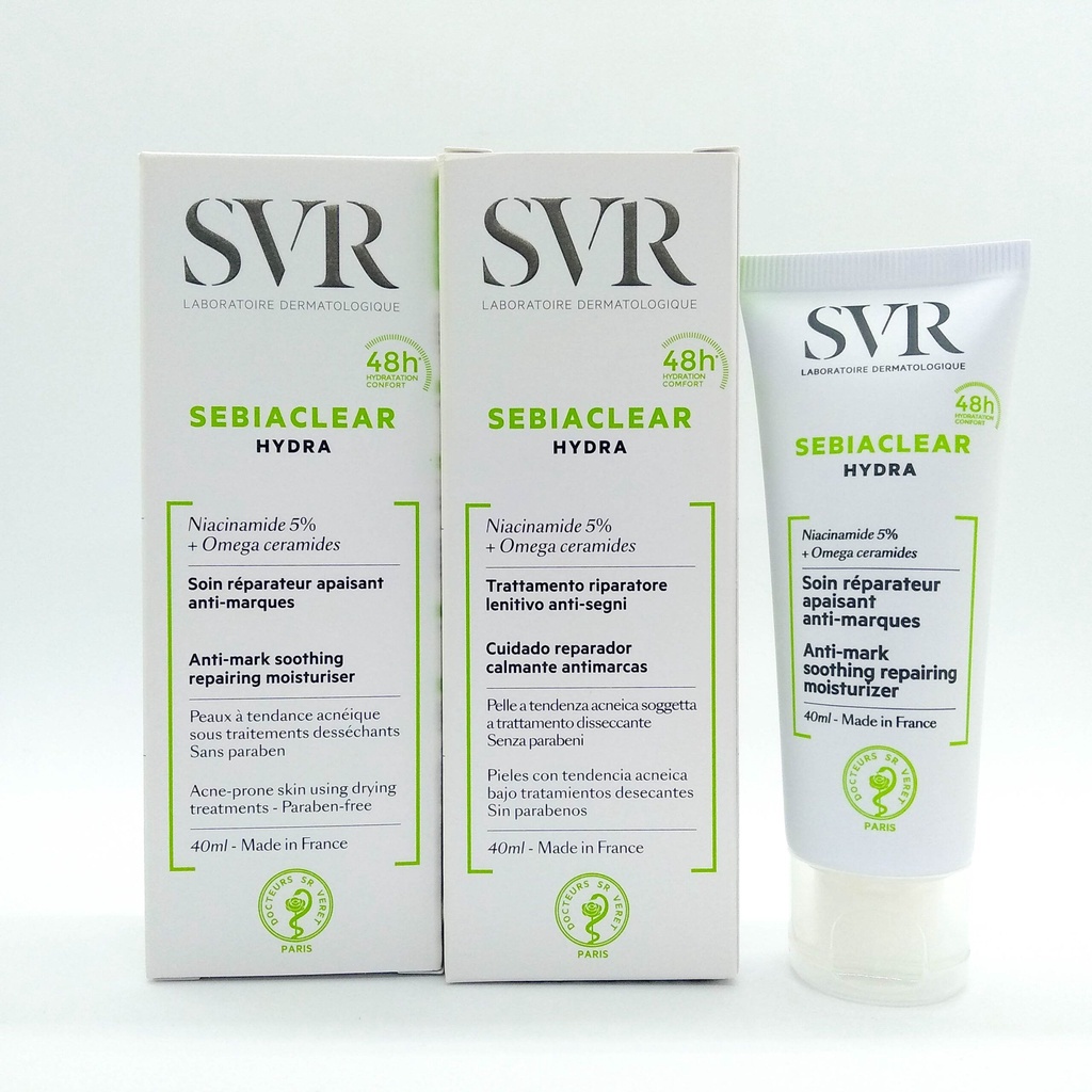 Kem Dưỡng SVR Sebiaclear Hydra Giảm Thâm Mụn Cho Da Dầu 40ml