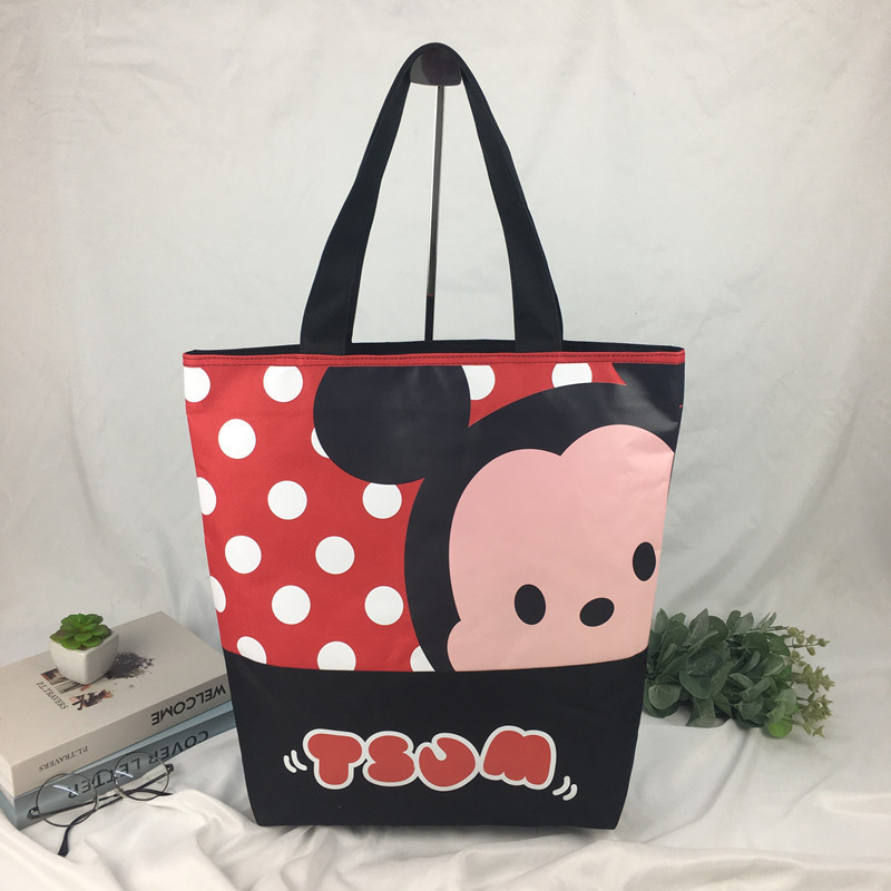 Túi tote Da PU Cỡ Lớn Họa Tiết Hoạt Hình Dễ Thương#604 KN3305