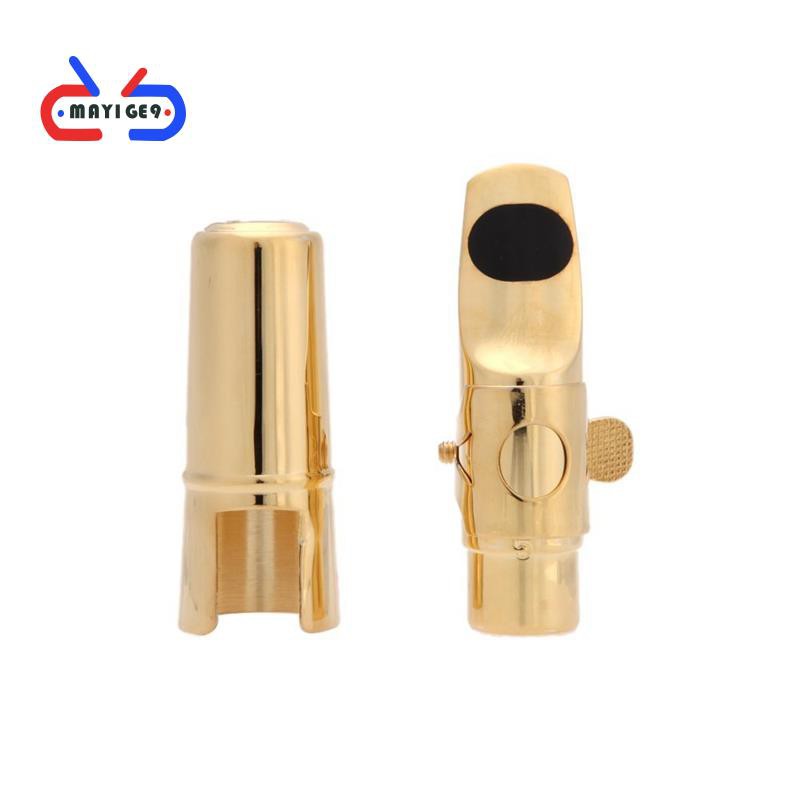 Phụ Kiện Kèn Saxophone Soprano Saxophone 5c Kim Loại Mạ Vàng Có Nắp Đậy