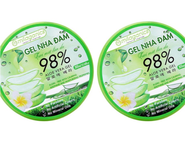 Combo 2 Gel Nha đam Milaganics 300ml