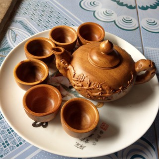 Ấm Chén Gỗ Bach Xanh