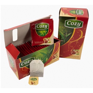 COMBO 2 HỘP TRÀ COZY HƯƠNG ĐÀO - hộp 50gr ( 25 gói x 2gr )