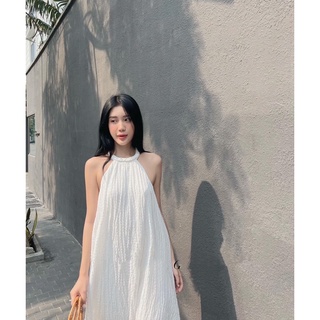 ĐẦM XỐP CỔ YẾM MIDI 4 MÀU