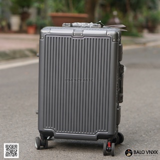 Vali khung nhôm travelking 8002 size 20'' màu xám