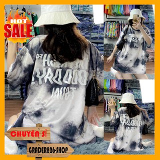 Áo Thun Tay Lỡ Unisex - Áo Thun Nam Nữ Form Rộng Loang Màu TX [Quà Kèm] Siêu Hot - SOUDEIN9