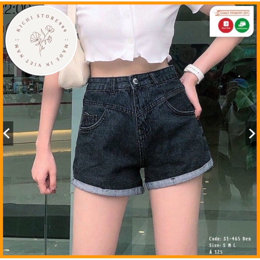 Quần Short Jean Nữ thiết kế mẫu mã đa dạng Kichistore , Quần Jeans thời trang cao cấp Nữ M026