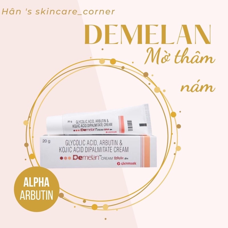 DEMELAN CREAM (Alpha aburtin) làm mờ thâm nám