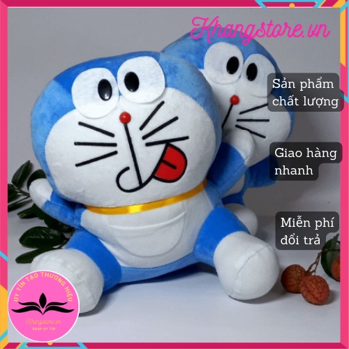 Thú gấu nhồi bông, gối ôm hình DOREMON biểu cảm, quà tặng đáng yêu cho bé-SANBEO.VN