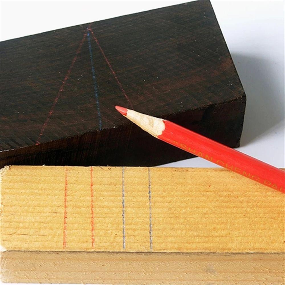 Bút Chì Màu Ngà Hai Màu Hình Tròn Đa Năng Dùng Cho Thợ Xây Dựng DIY
