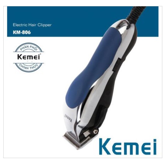 Tông đơ điện Kemei 806 cao cấp, thiết kế gọn nhẹ, dễ sử dụng (Yên Chi Shop+)