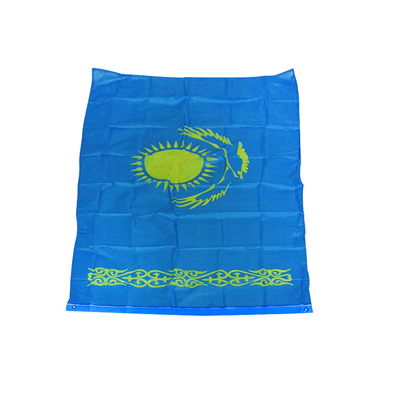 Lá Cờ Kazakhstan Chất Liệu Polyester Dùng Để Trang Trí Tiệc